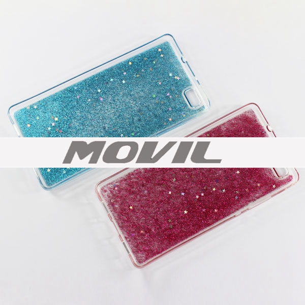 NP-2484 Epoxy Brillo Bling Auave TPU Funda para Apple iPhone 6-15